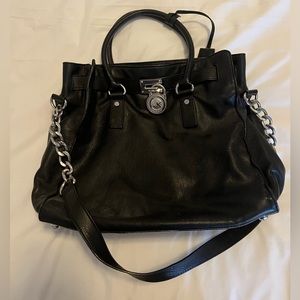 Michael Kors Black Leather Purse